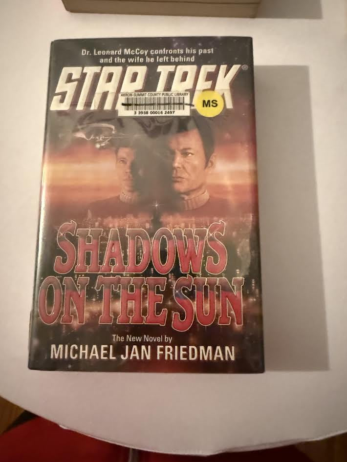 Star Trek Shadows on the Sun Novel by Michael Jan Friedman