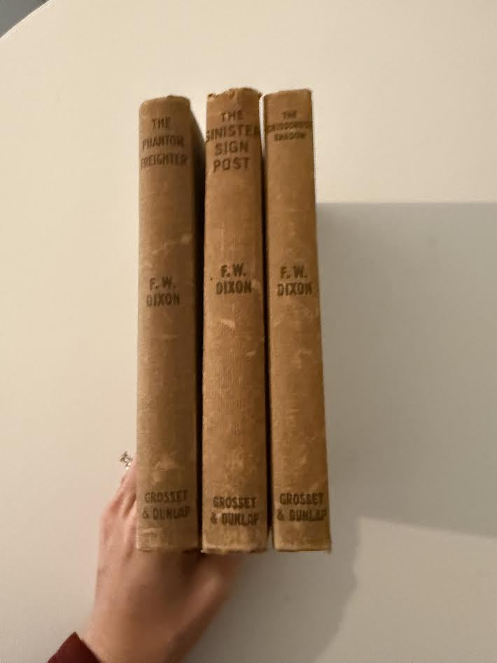 FW Dixon set of 3 Books Grosset and Dunlap Inc
