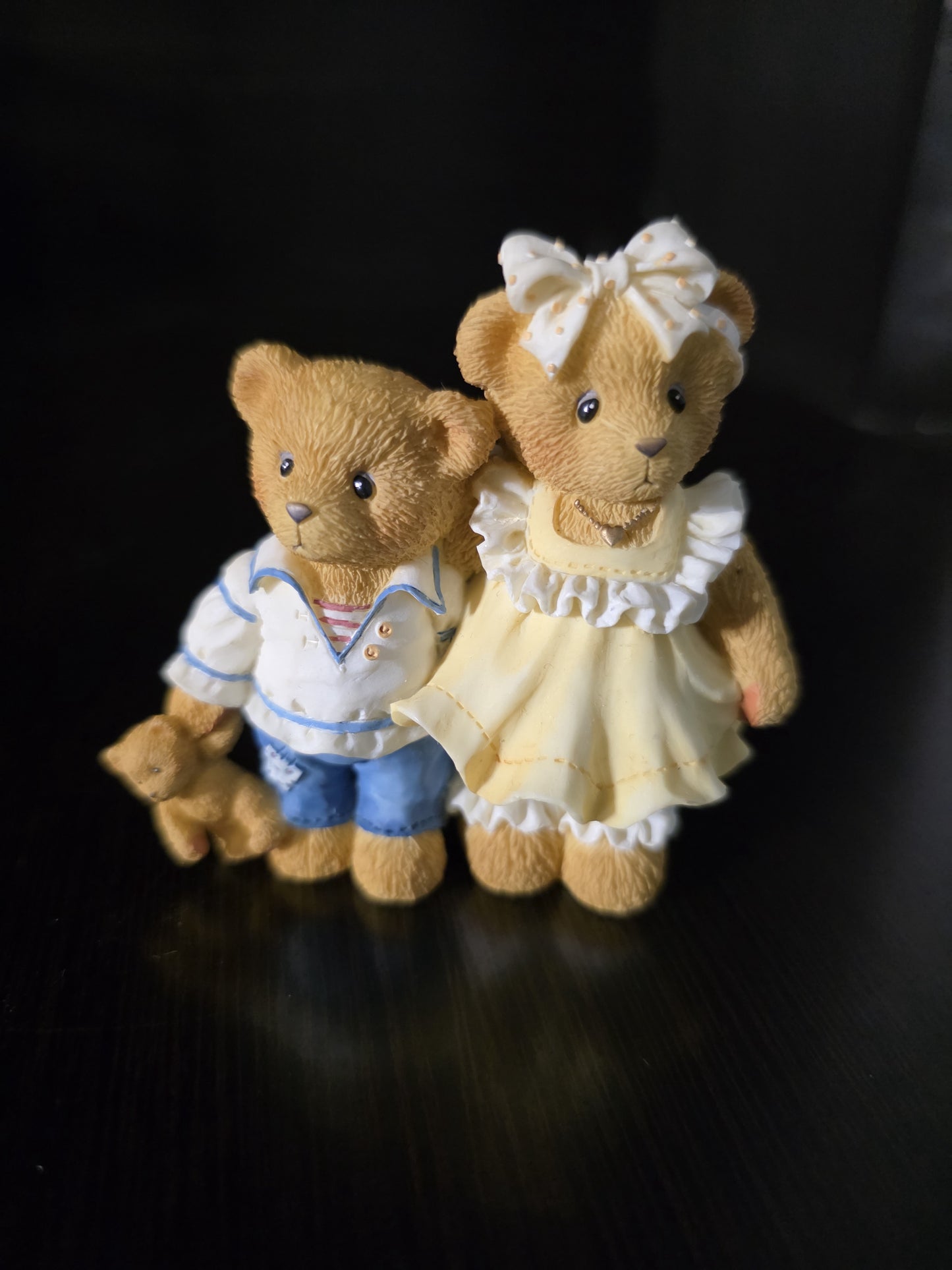 Enesco Cherished Teddies 1997 Bernard And Bernice Model: CT972 Vintage PRE OWNED