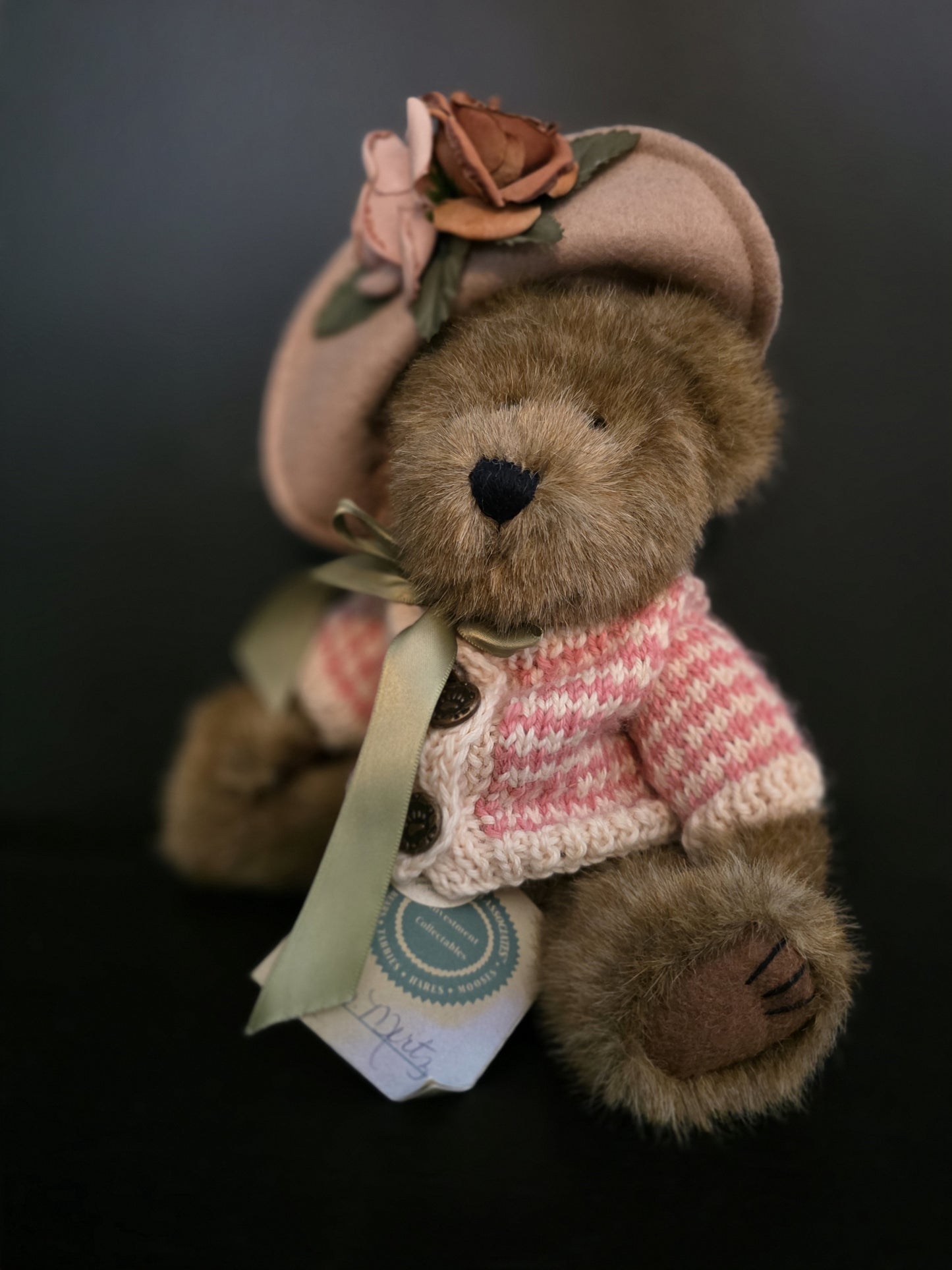 Boyd's Bears Mrs Mertz Plush 10" Jointed Teddy Bear Vintage Retired 1985-99