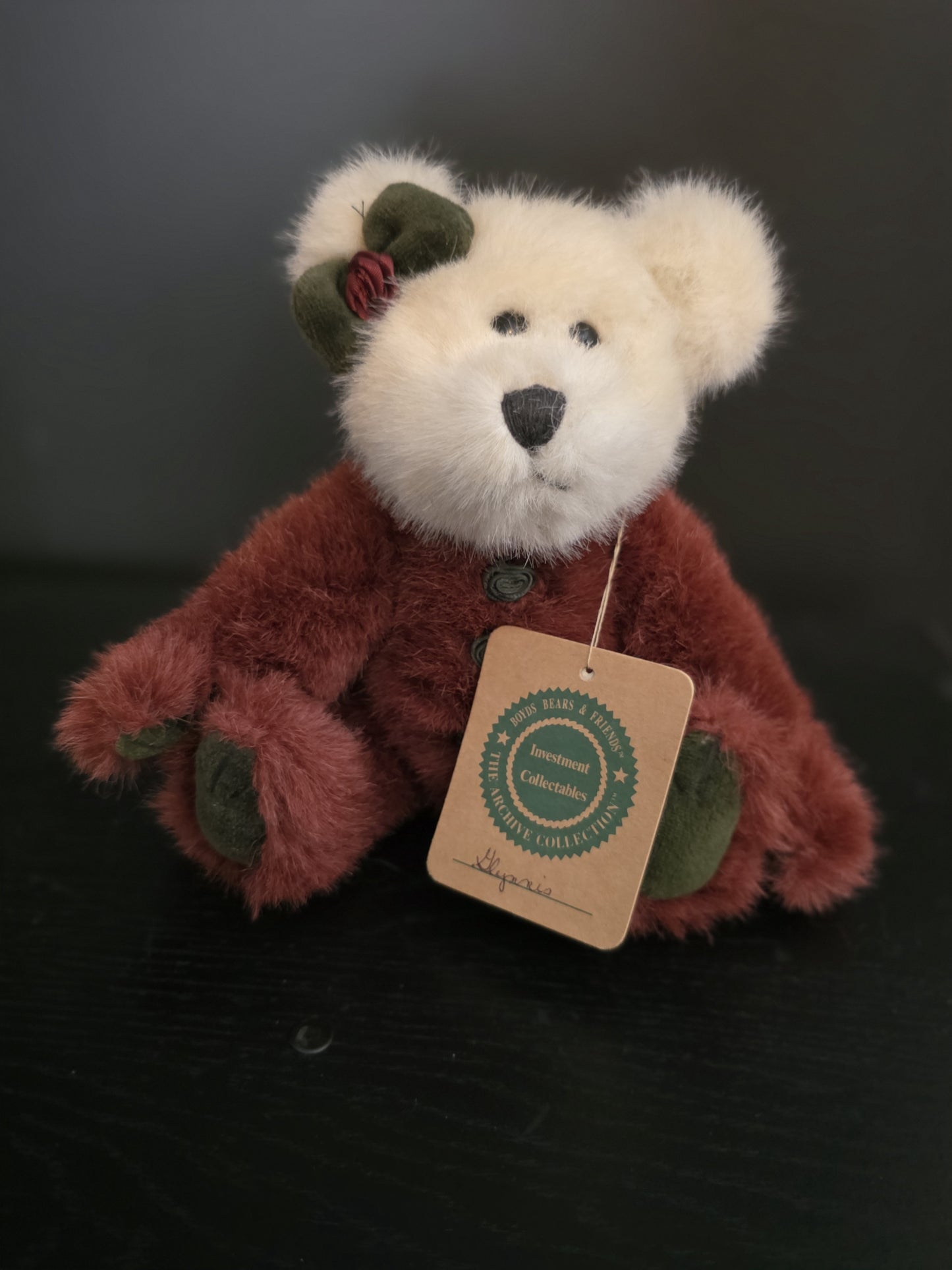 Boyds Bears GLYNNIS The Archive Collection Plush Bear Jointed WITH TAGS