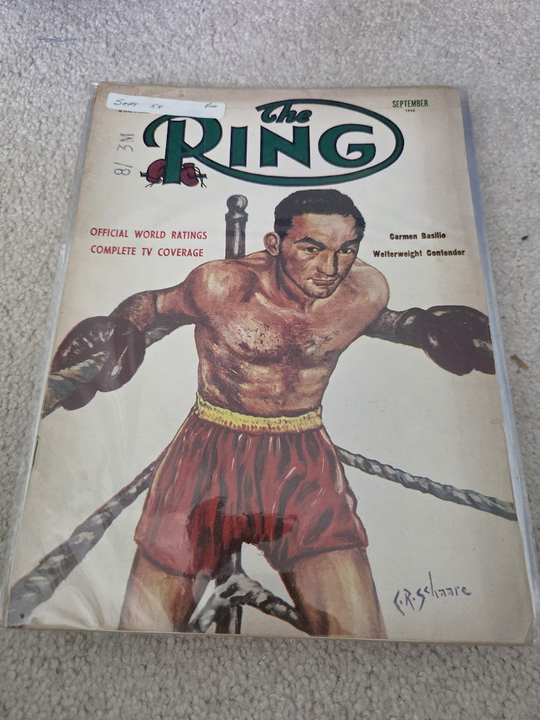 1954 The Ring Magazine September Carmen Basilio