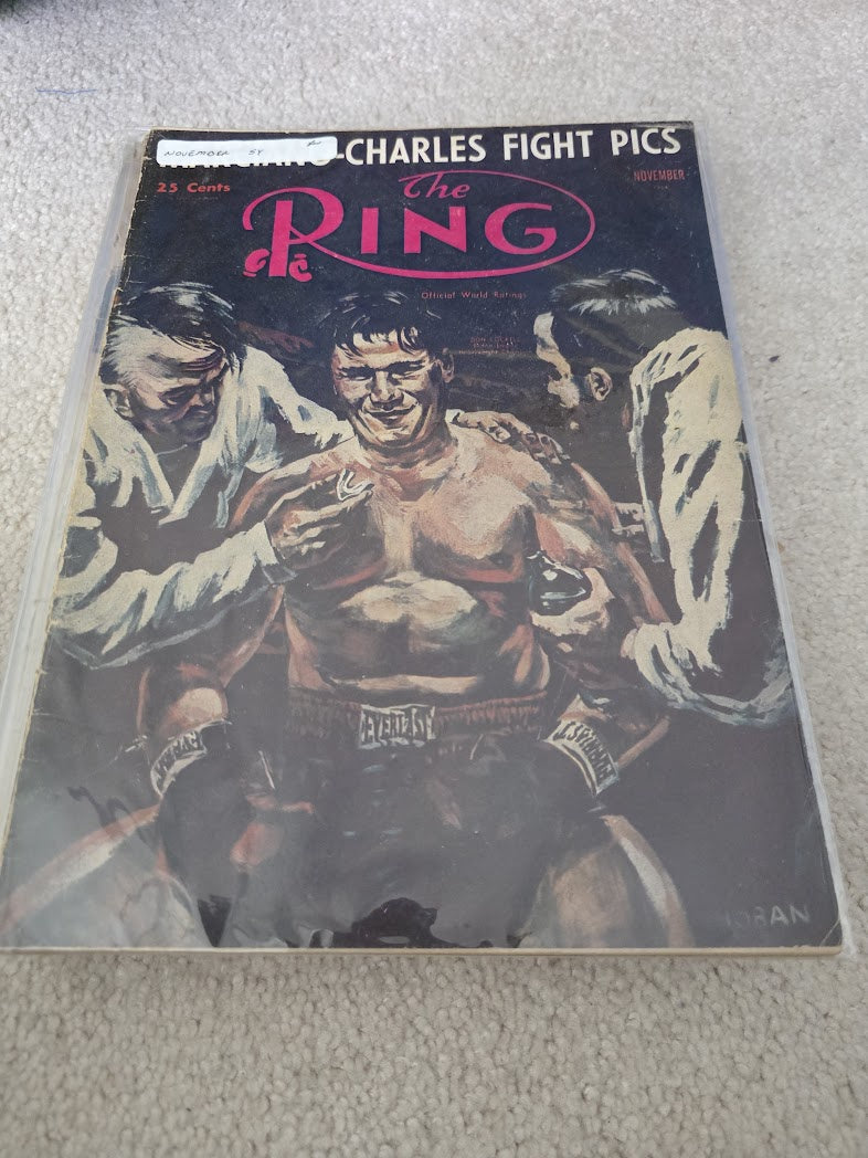 The Ring Magazine November 1954 Don Cockwell Rocky Marciano