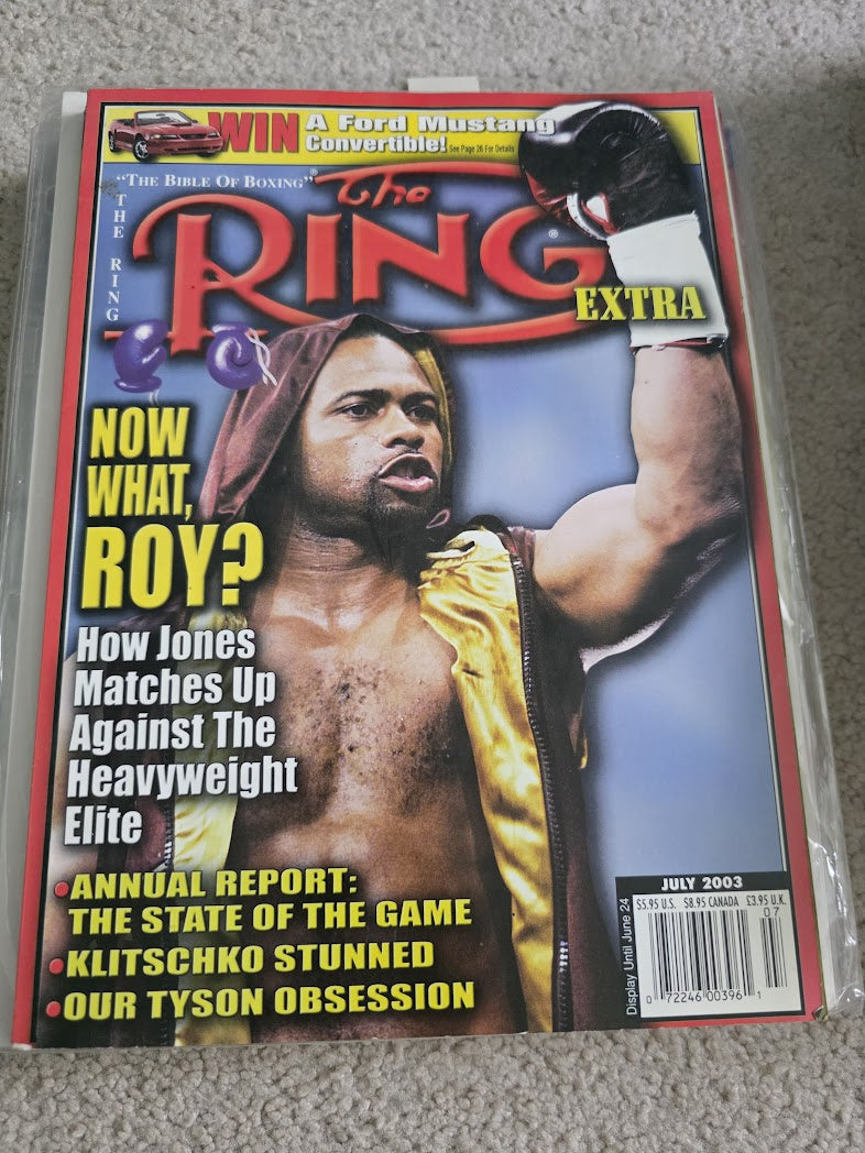July 2003 Ring Magazine ROY JONES