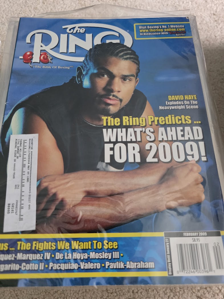 February 2009 The RING Boxing Magazine - David Haye