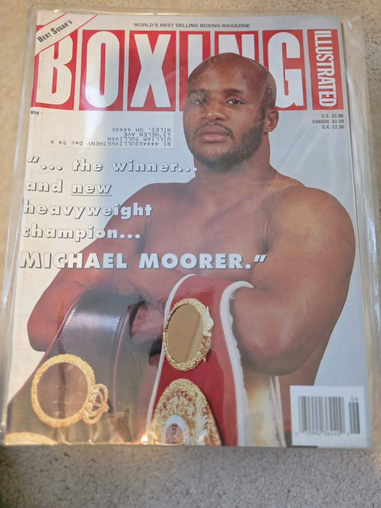 Boxing Illustrated Magazine May - June 1994 Michael Moorer