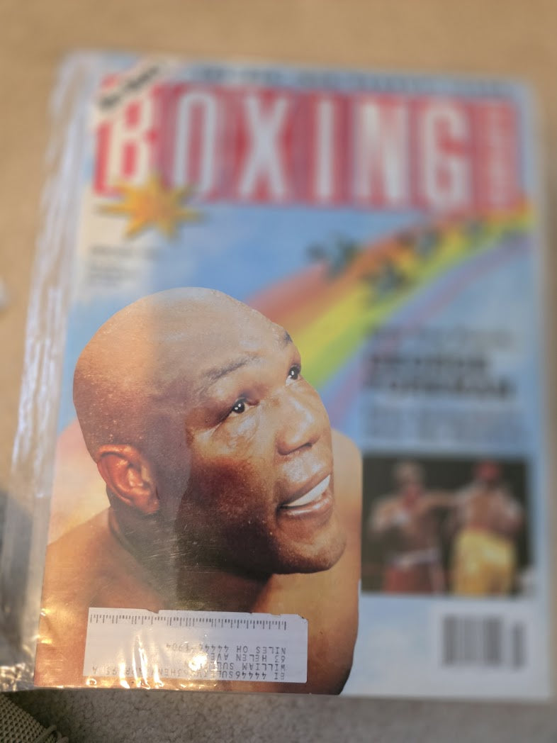 Boxing Illustrated January 1995 George Foreman Boxing Magazine