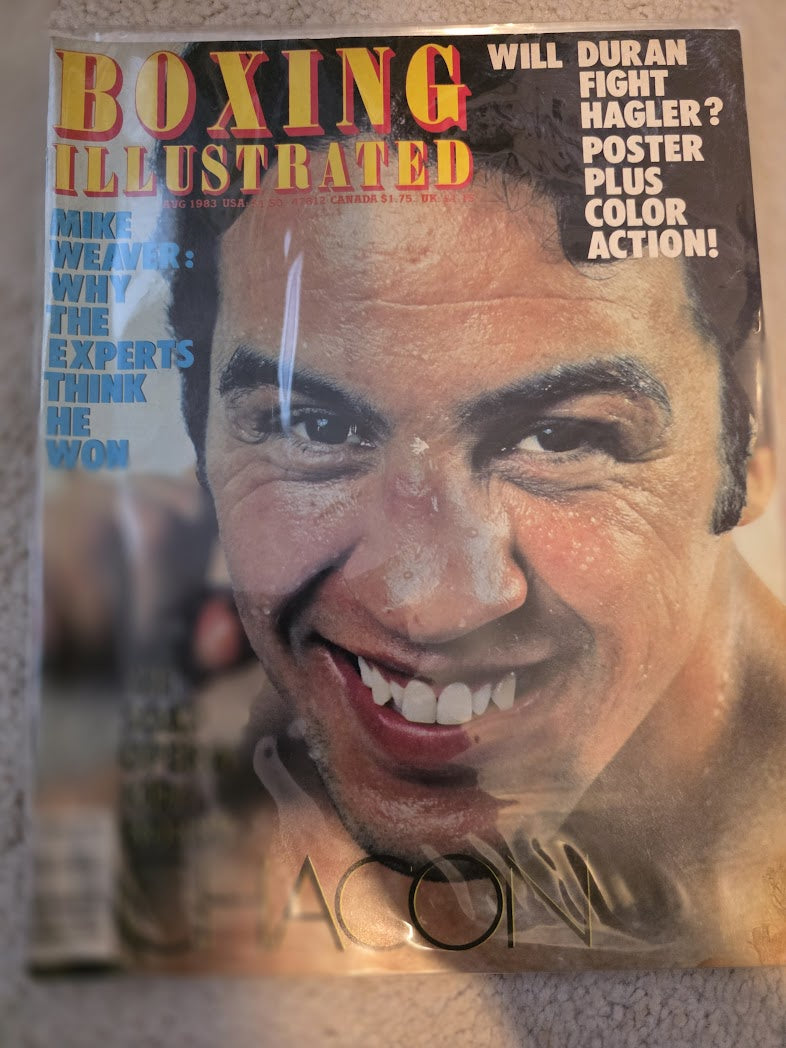 1983 BOXING ILLUSTRATED MAGAZINE BOBBY CHACON BOXING