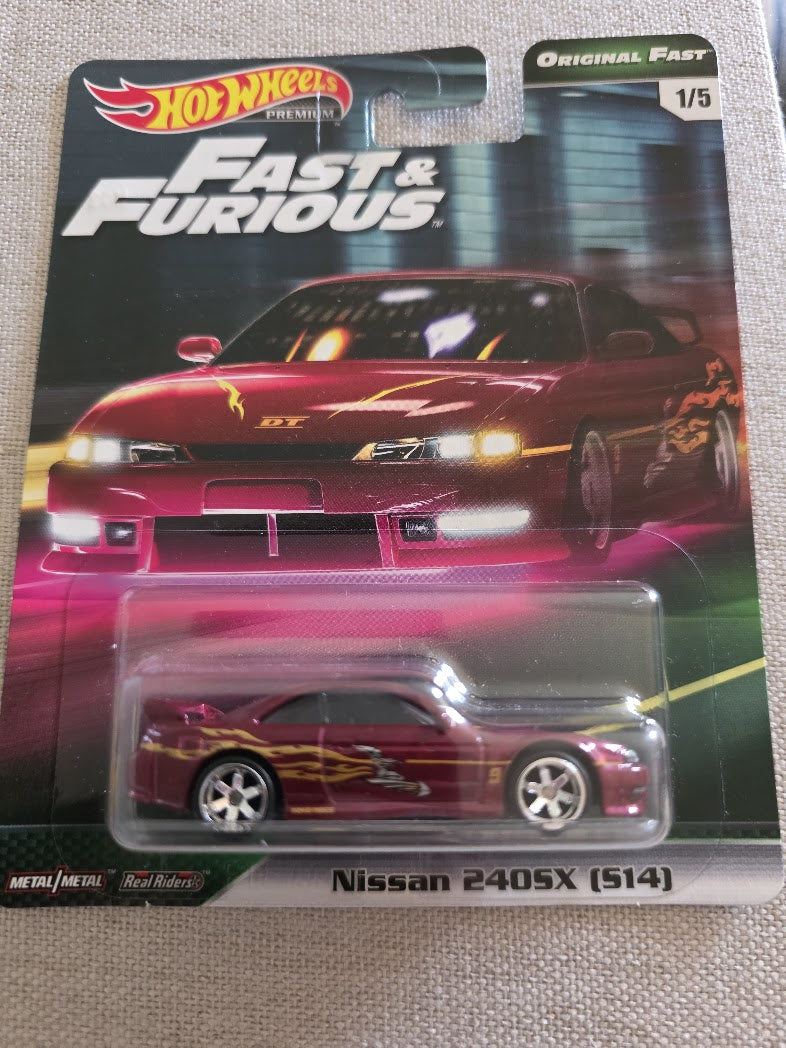 Hot Wheels Premium Fast & Furious Original Fast 1/5 Nissan 240SX S14
