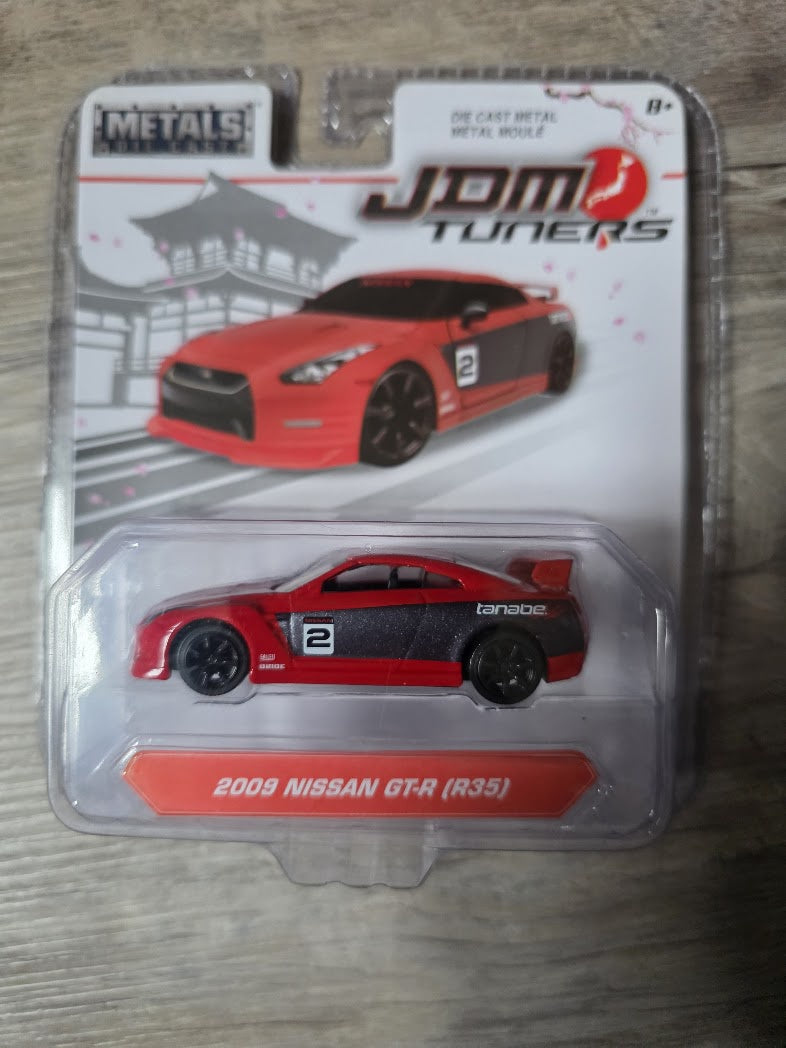 2017 JADA TOYS 1:50 JDM TUNERS RED 2009 NISSAN GT-R (R35)