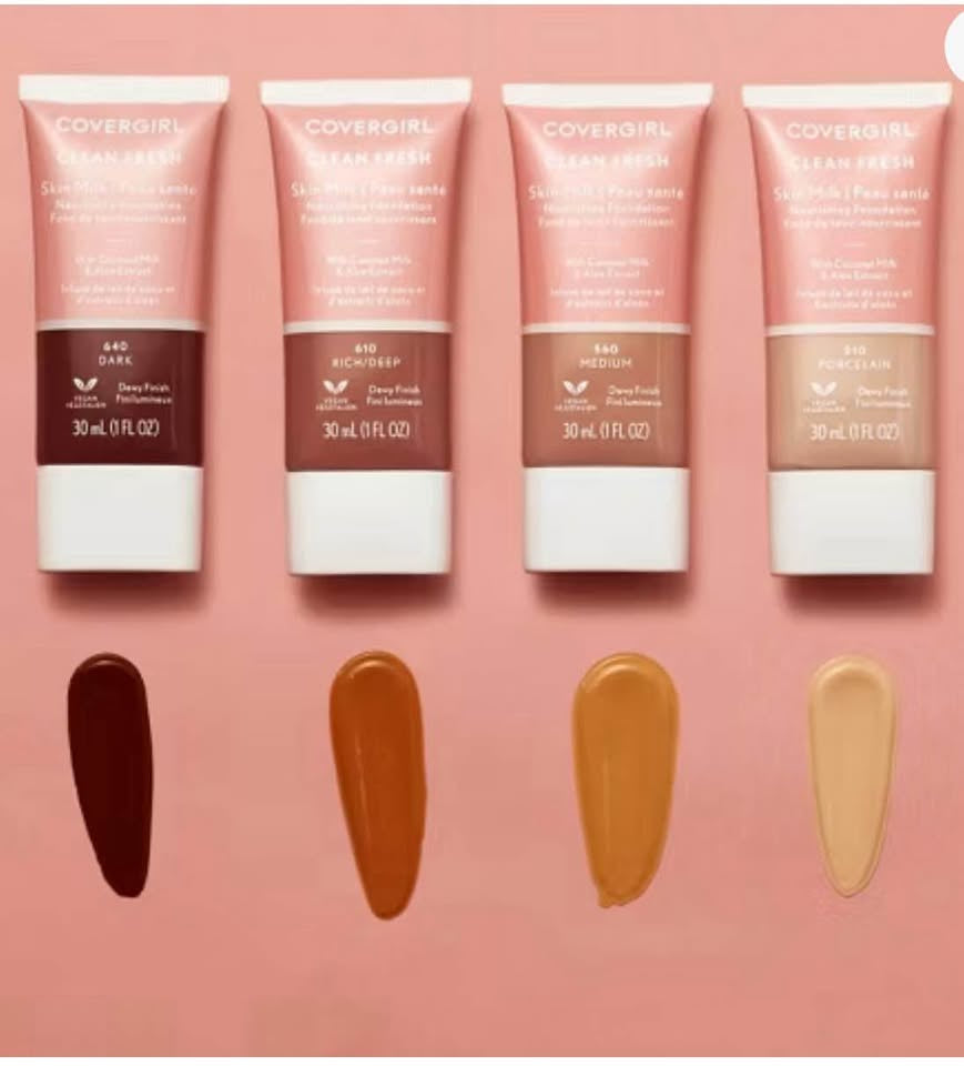 Huge Lot Of 100 Covergirl clean fresh skin milk foundation Shades shown in 3rd picture Retail Value $1049