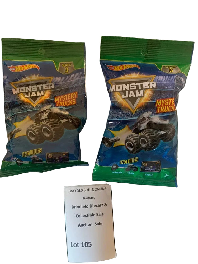 Hot Wheels 2018 Monster Jam Mystery Trucks Series 3 NEW sealed lot of 2