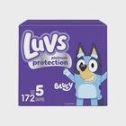 Luvs Diapers - Size 5, 172 Count, Bluey Disposable Baby Diapers
