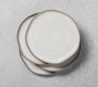8" Stoneware Reactive Glaze Salad Plate Gray - Hearth & Hand™ with Magnolia: Farmhouse Style, Microwave & Dishwasher Safe 4 PLATES