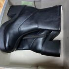 A New Day Women's Cece Sock Boots, Black, Size 5