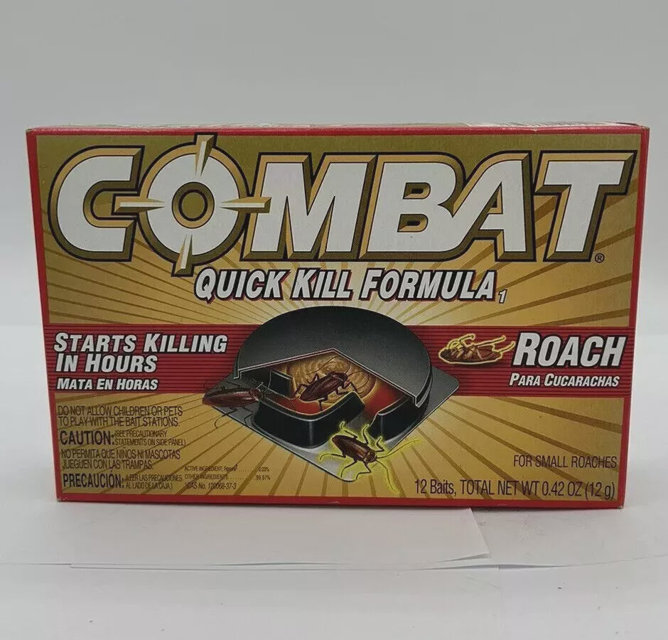 Combat Quick Kill Roach 12 Bait Stations