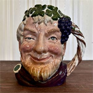 Royal Doulton Bacchus Large Character Jug D6498 7" England 1958
