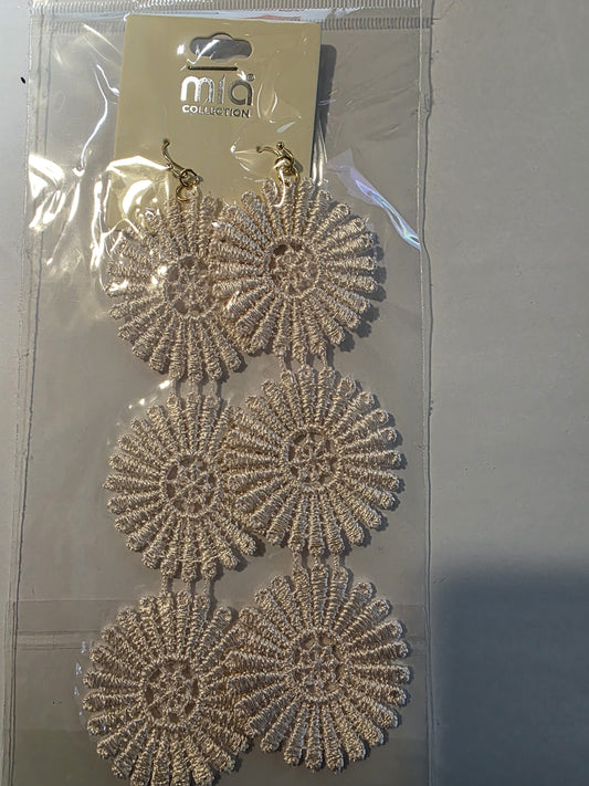 Mia Collection Earrings 6 inch's long