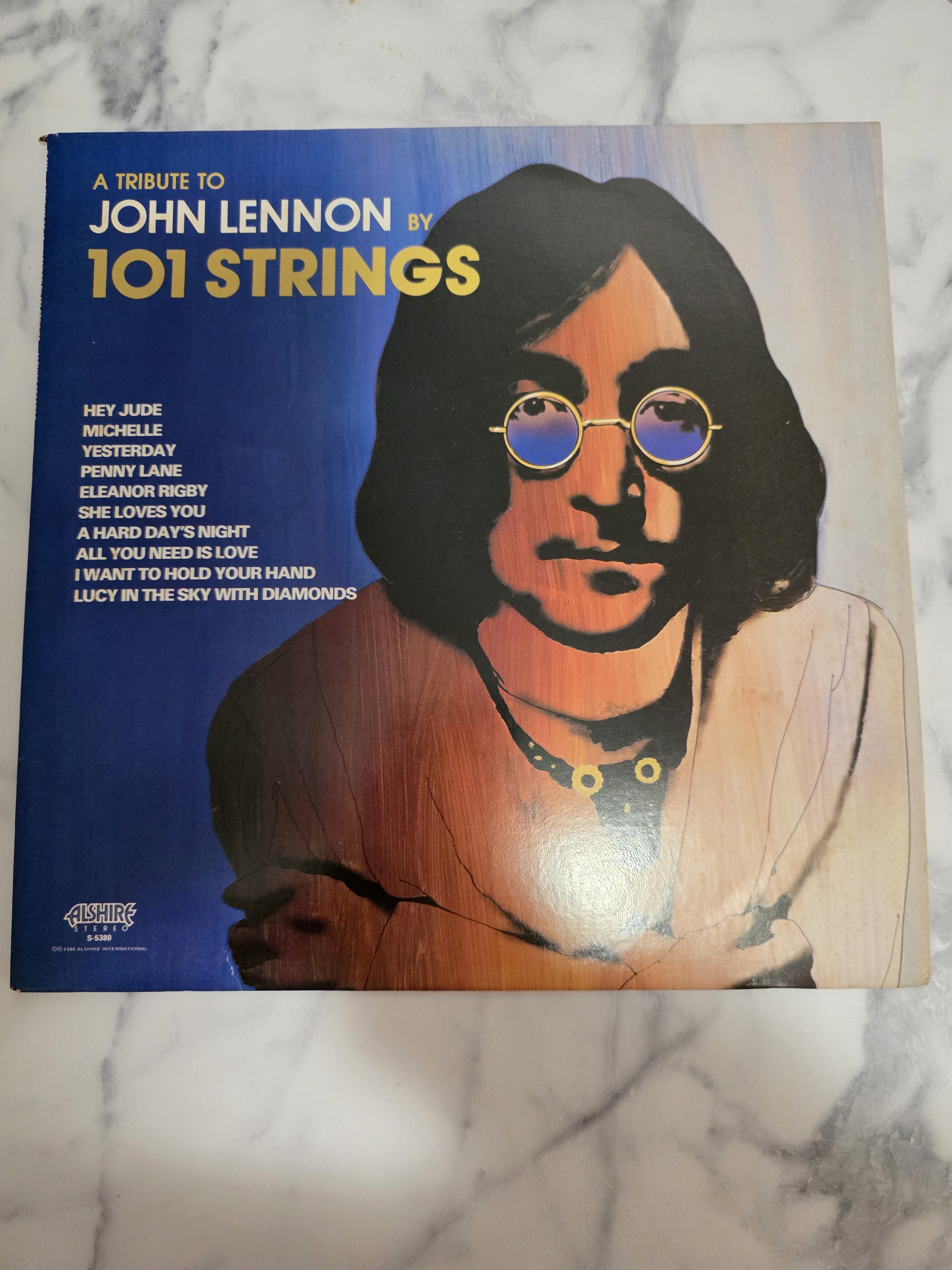 101 Strings A Tribute To John Lennon Vinyl LP Record Album The Beatles Covers PRE OWNED