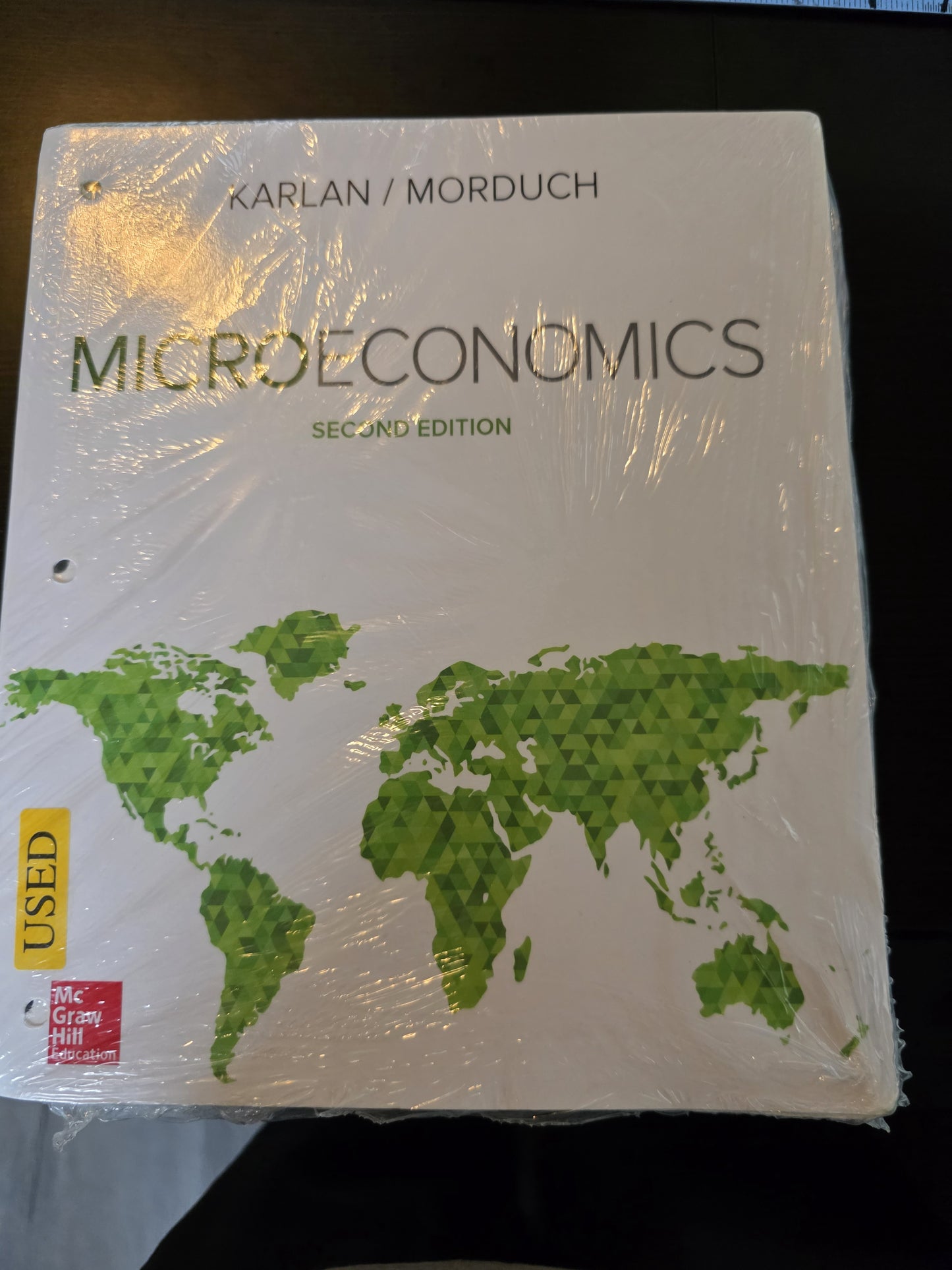 Loose Leaf for Microeconomics, 2nd Edition, by Karlan & Morduch, Ringbound