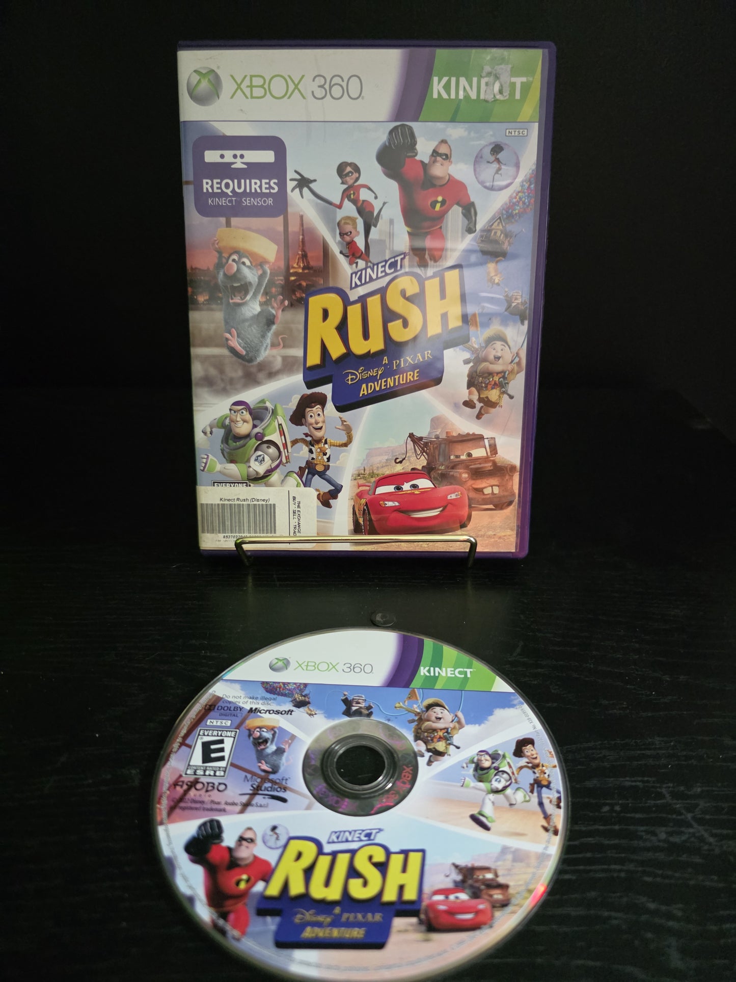 Kinect Rush: A Disney Pixar Adventure Microsoft Xbox 360 NO BOOK
