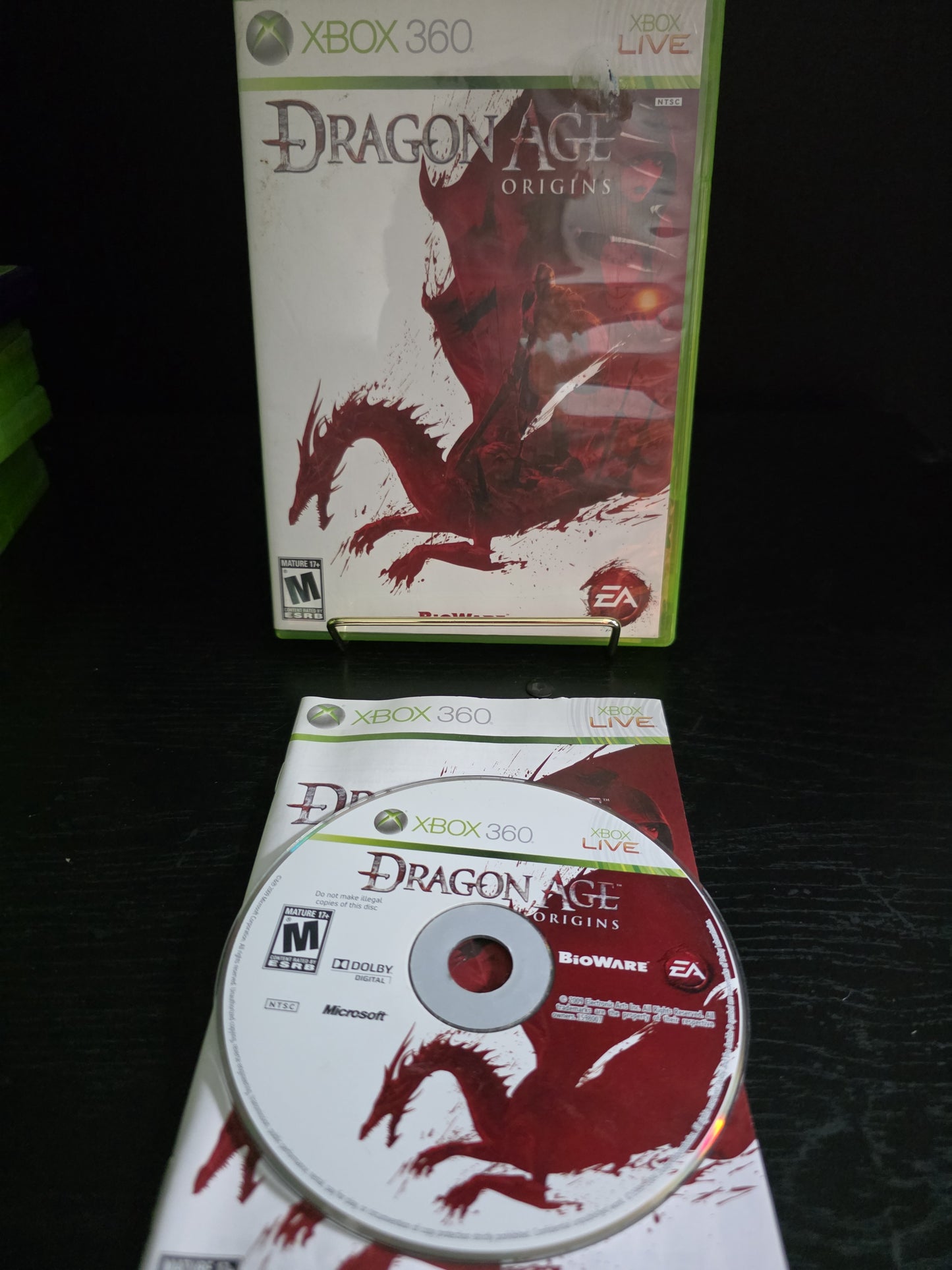 Dragon Age: Origins (Microsoft Xbox 360, 2010) (Tested & Working)