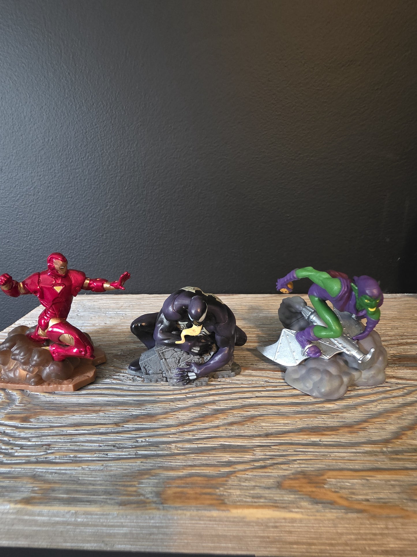 Marval Figures Green Goblin, Iron Man, Spider Man Venom Approx. 3 inch