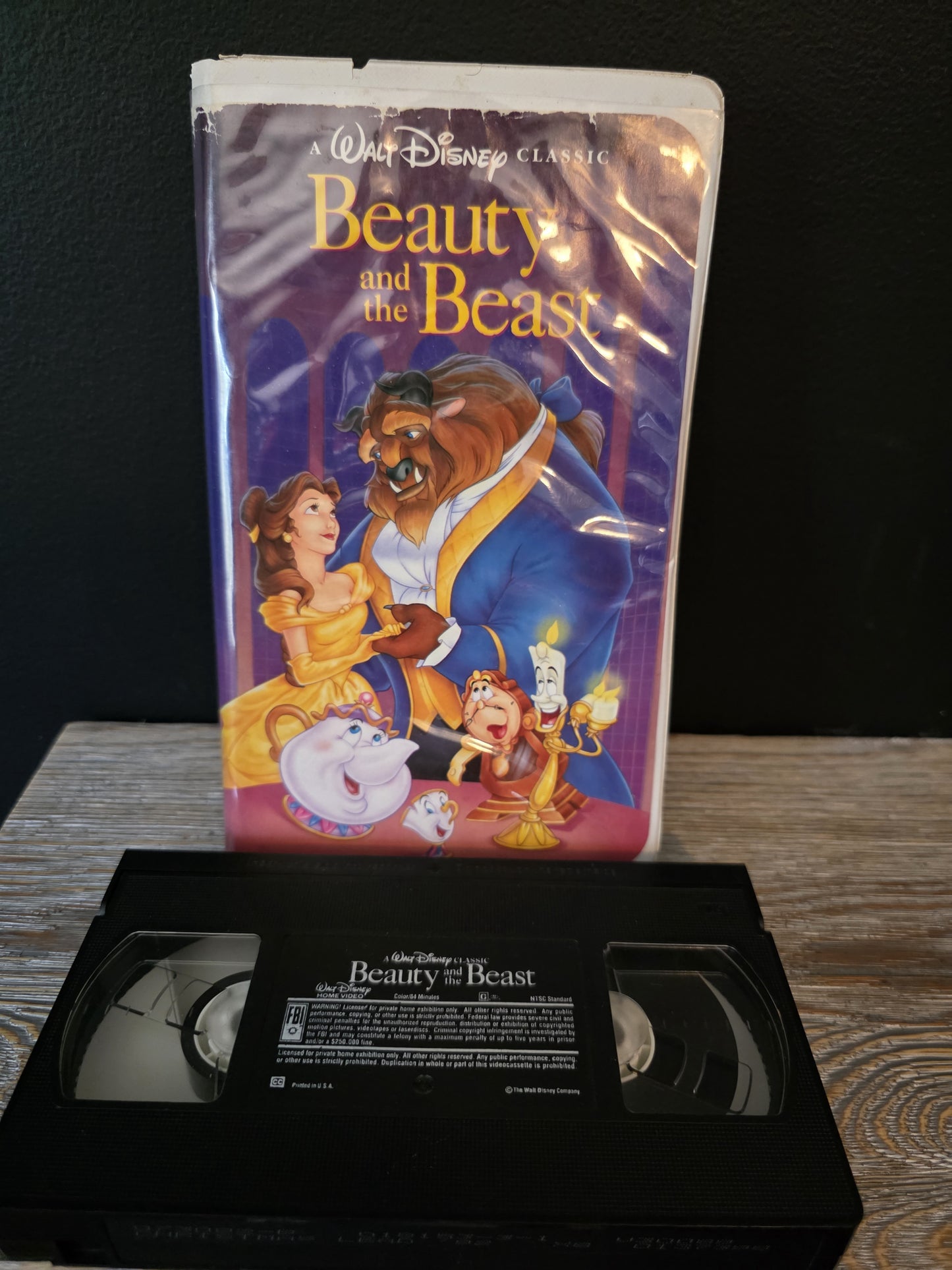 Walt Disney Classic: Beauty And The Beast (VHS) Black Diamond Movie