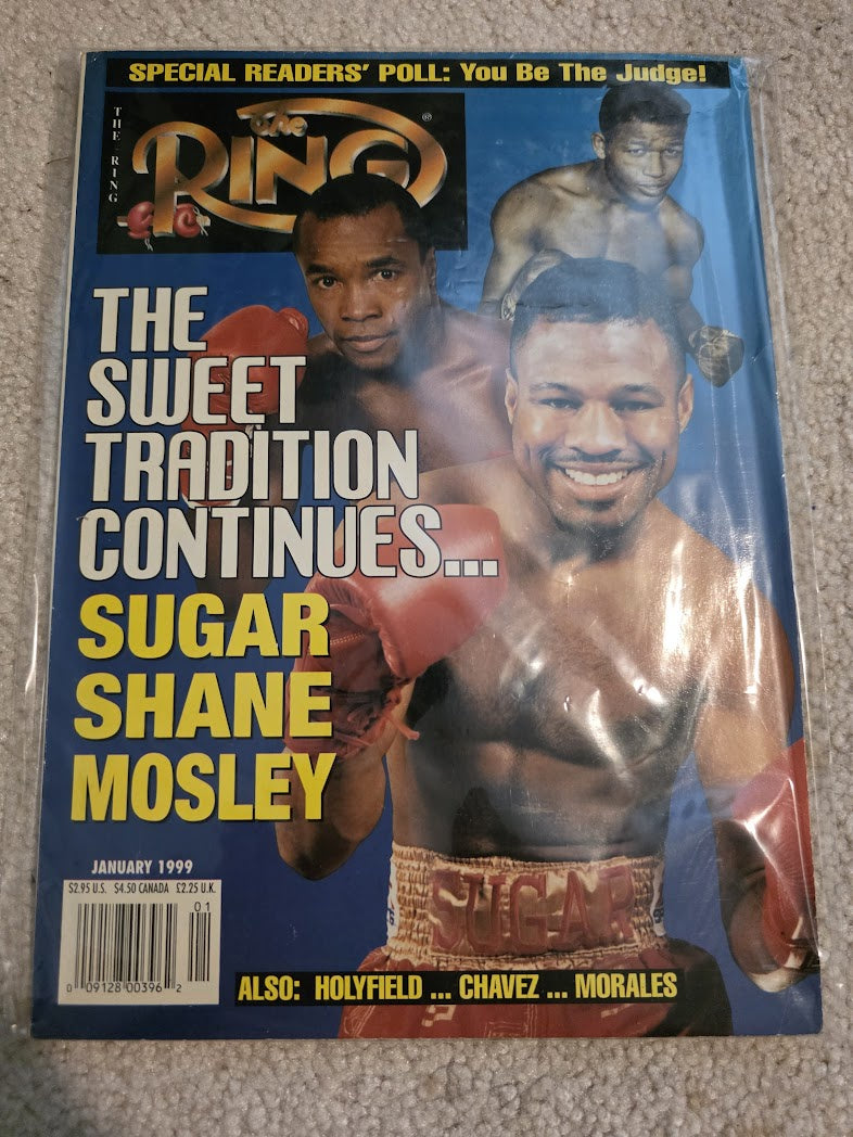 The Ring January 1999 Magazine Sugar Shane Mosley