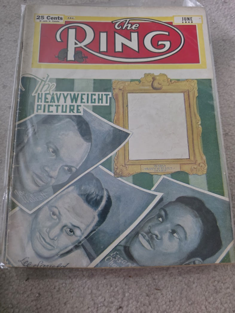 The Ring Boxing Magazine June 1949 Heavyweights Walcott, Savold, Charles