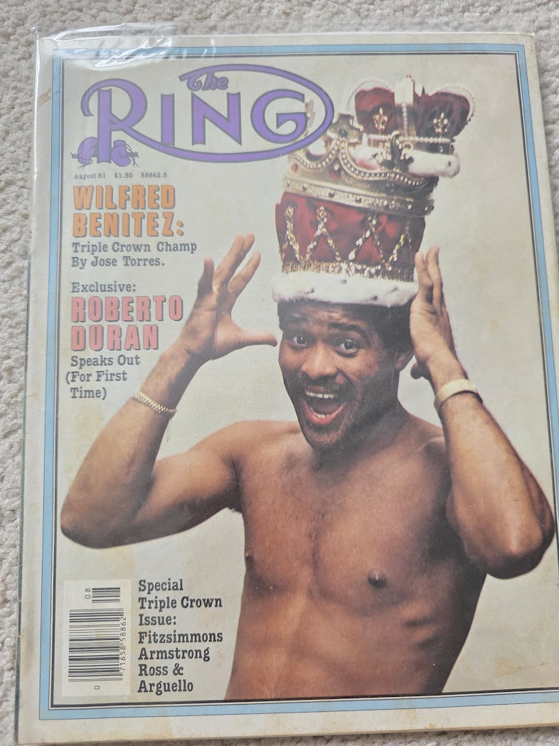 August 1981 Ring Boxing Magazine – Wilfred Benitez