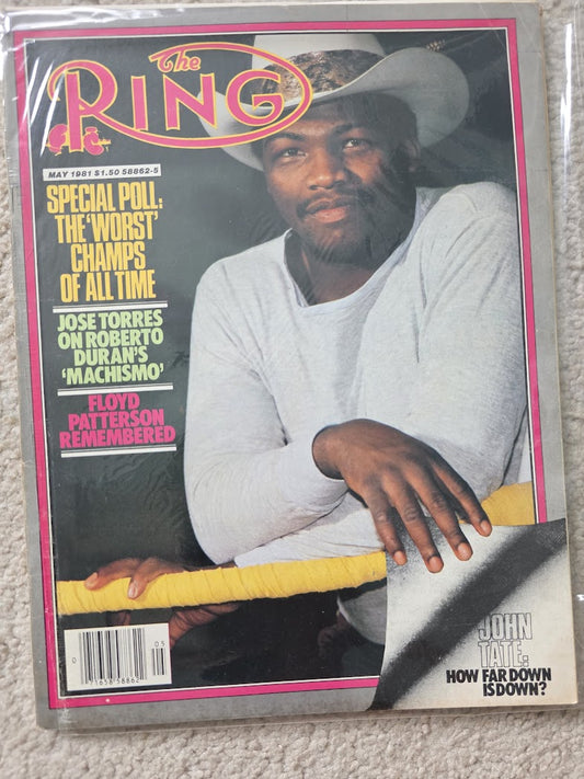 THE RING Boxing Magazine May 1981 John Tate