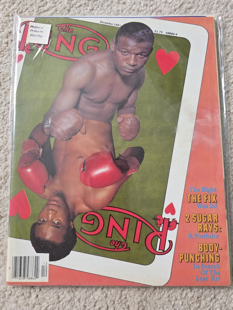 The Ring December 1981 Sugar Ray Leonard Cover Boxing Magazine