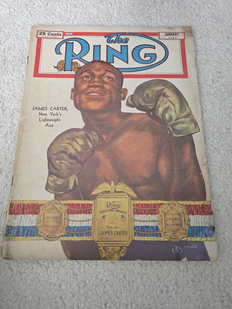 The Ring Magazine Jan 1952 James Carter
