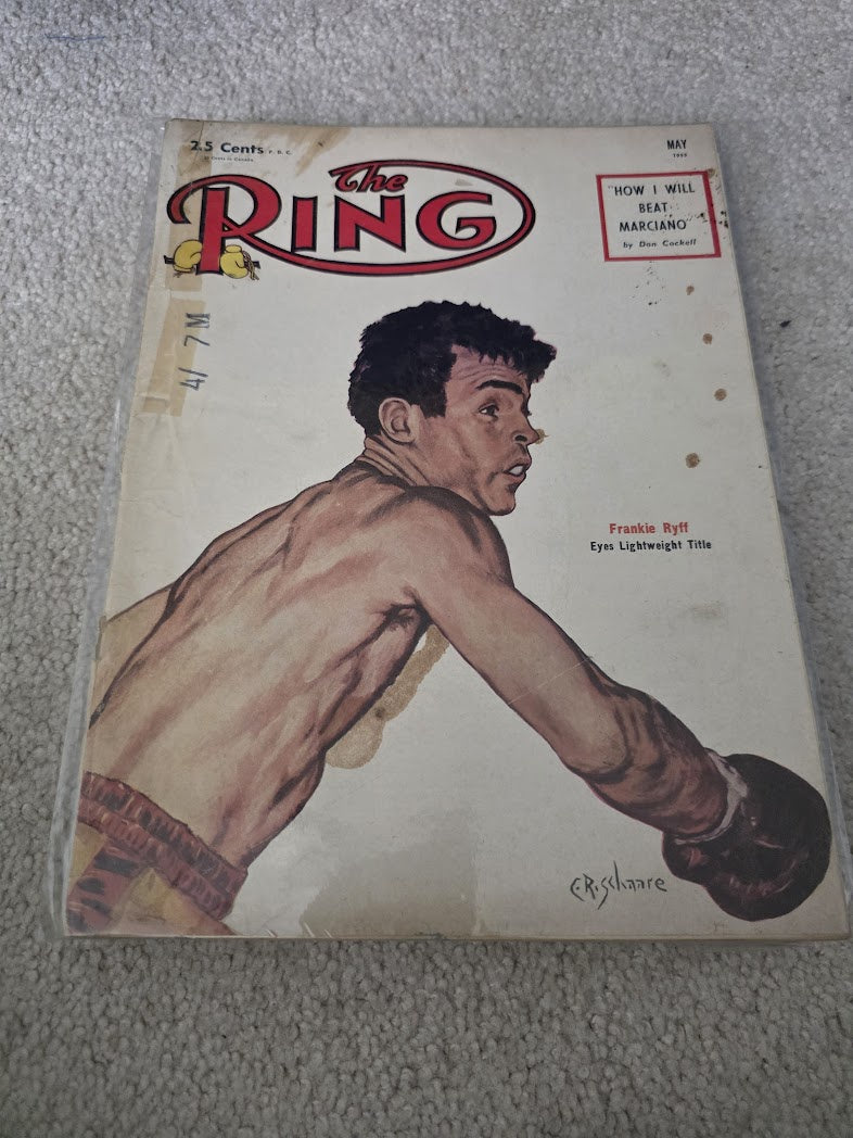 The RING Magazine May 1955 FRANKIE RYFF1