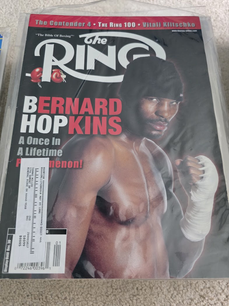 The Ring Magazine January 2009 Bernard Executioner Hopkins Vintage Boxing