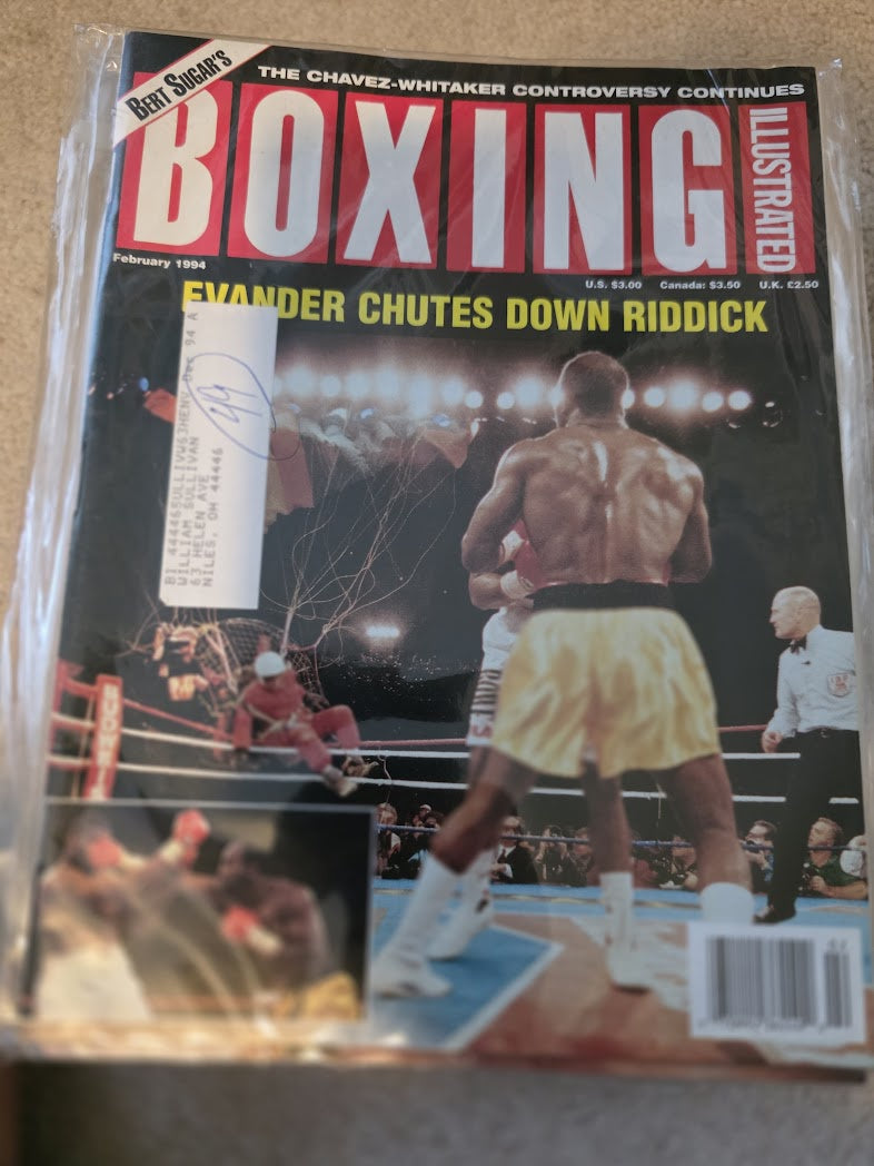 BOXING ILLUSTRATED Magazine February 1994 EVANDER HOLYFIELD