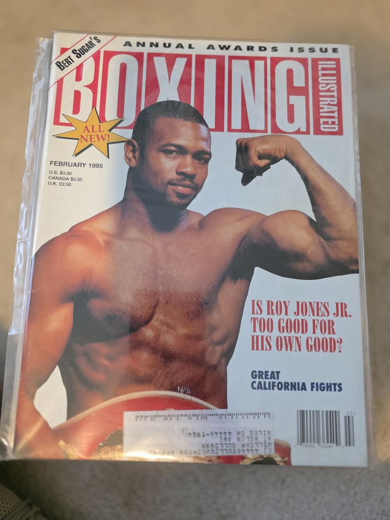BOXING ILLUSTRATED February 1995 Magazine Roy Jones Jr