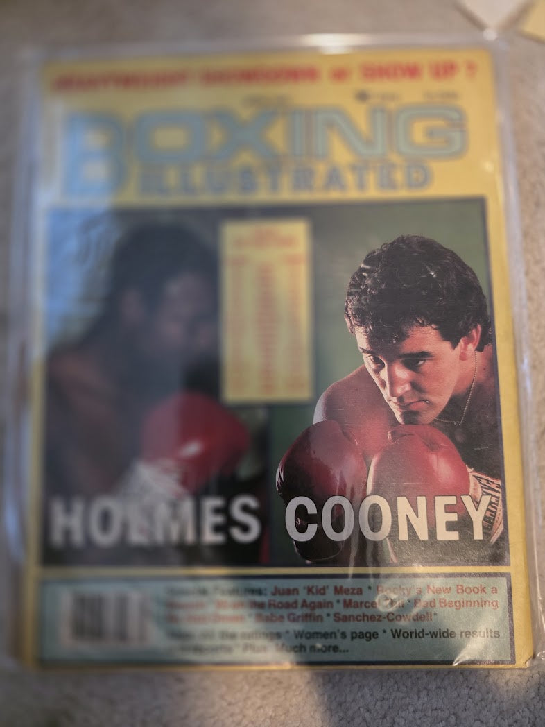 Boxing Illustrated April 1982 Holmes Vs. Cooney