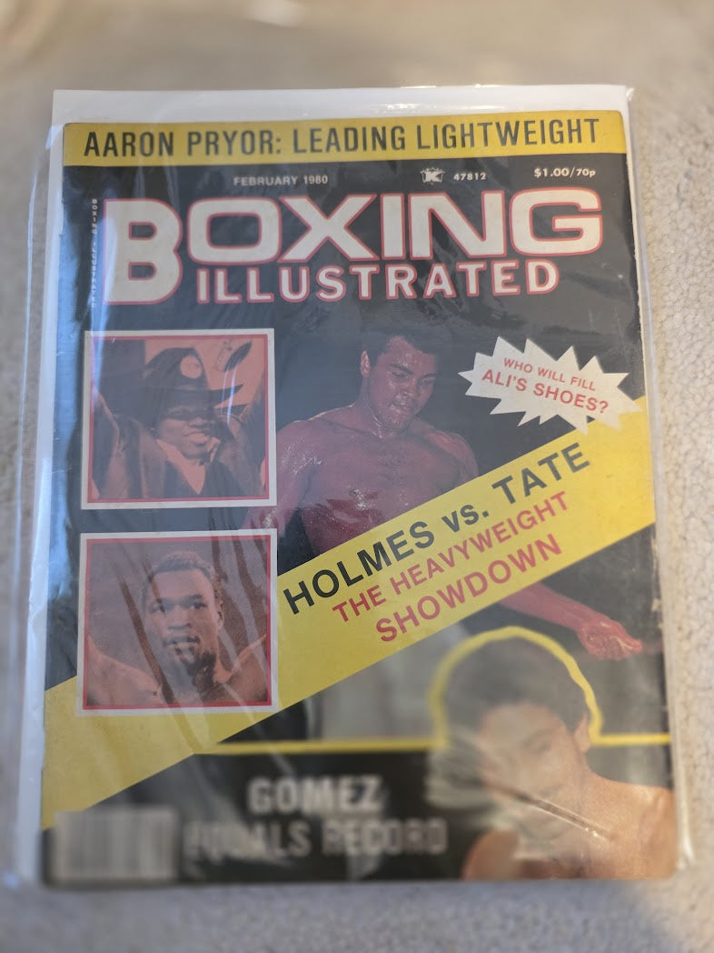 BOXING ILLUSTRATED MAGAZINE FEB, 1980 MUHAMMAD ALI-LARRY HOLMES