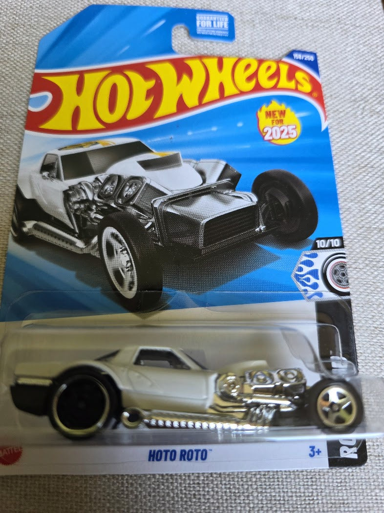 Hot Wheels Hoto Roto White #158 158/250 - 2025 Rod Squad