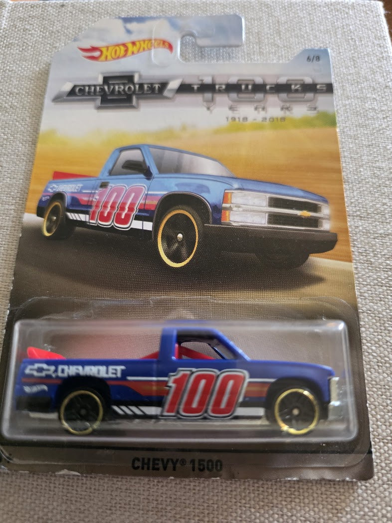 Hot Wheels Chevrolet Trucks 100 Years Chevy 1500 #6 Of 8 New & Sealed