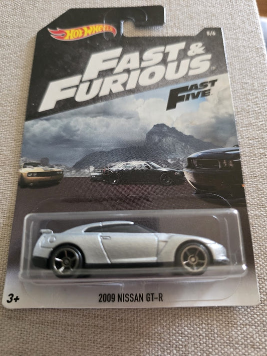 2018 HOT WHEELS 2009 NISSAN GT-R FAST & FURIOUS BRIAN O'CONNER/PAUL WALKER DROVE