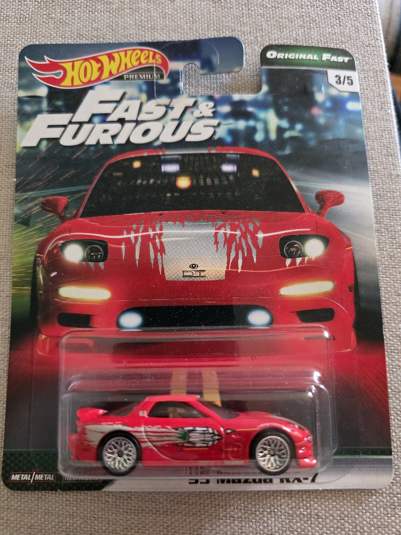 Hot Wheels Car Culture - Fast & Furious Original Fast- '95 Mazda RX-7