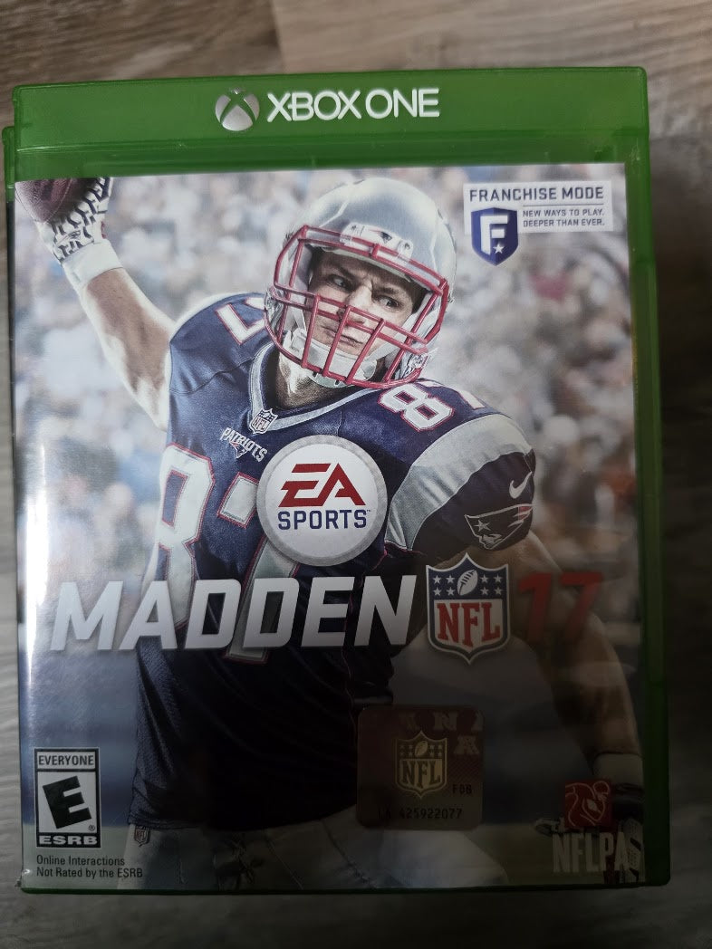 Madden NFL 17 (Microsoft Xbox One, 2016) NO MANUAL