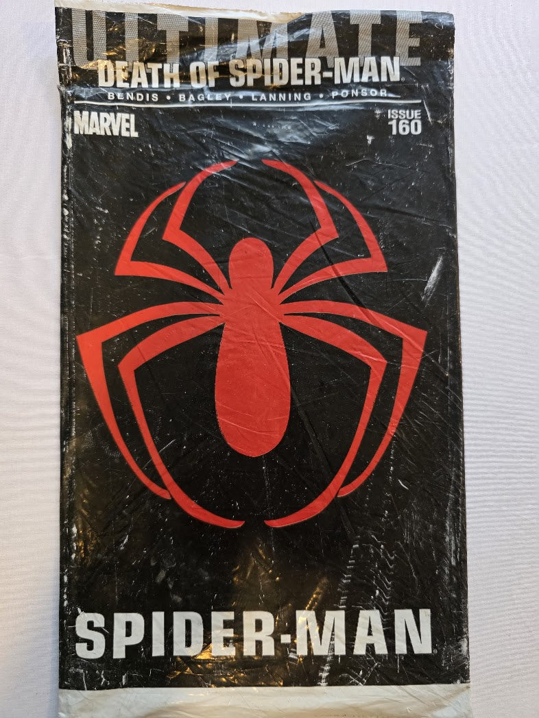Marvel Comics Ultimate Spider-Man #160 "Death of Spider-Man" edition in its original sealed polybag