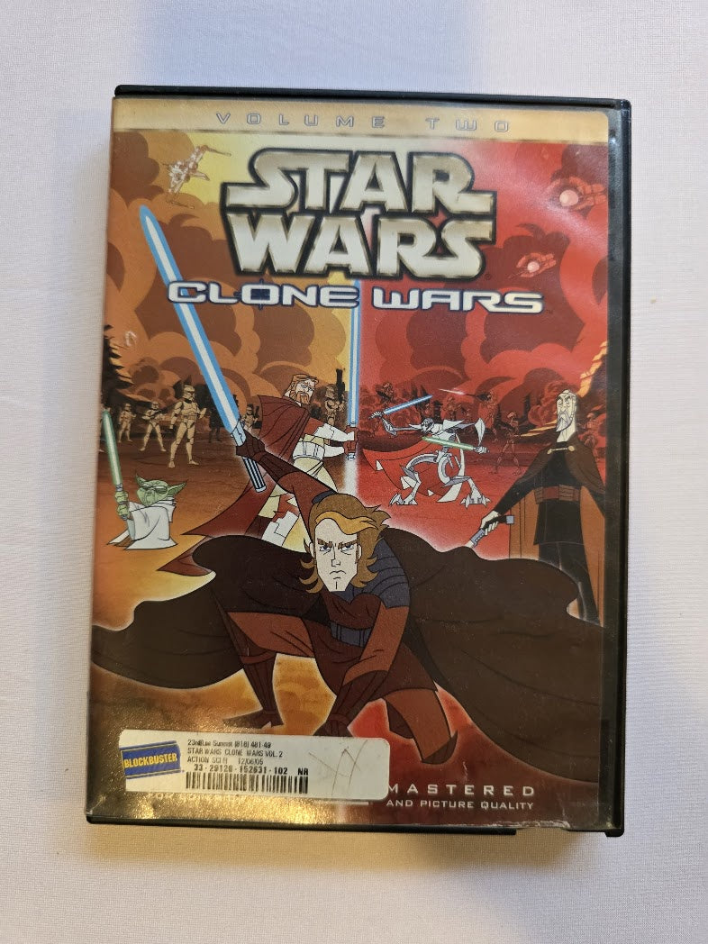 Star Wars Clone Wars Volume Two (DVD, 2005) WIdescreen