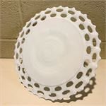 Vintage Westmoreland Glass Pedestal Cake Stand milk glass 11.5"