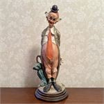 Giuseppe Armani 13"T Porcelain Clown Figurine pre owned