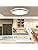 Dimmable LED Flush Mount Ceiling Light Fixture with Remote Control, 18Inch 3000K-6500K Light Color Adjustable, Modern Ultra-Thin Ceiling Lamp for Bedroom Kitchen, Wired CHROME COLOR